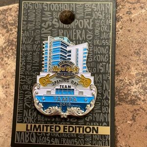 Hard Rock Hotel & Casino opening team Tampa 2019 Pin